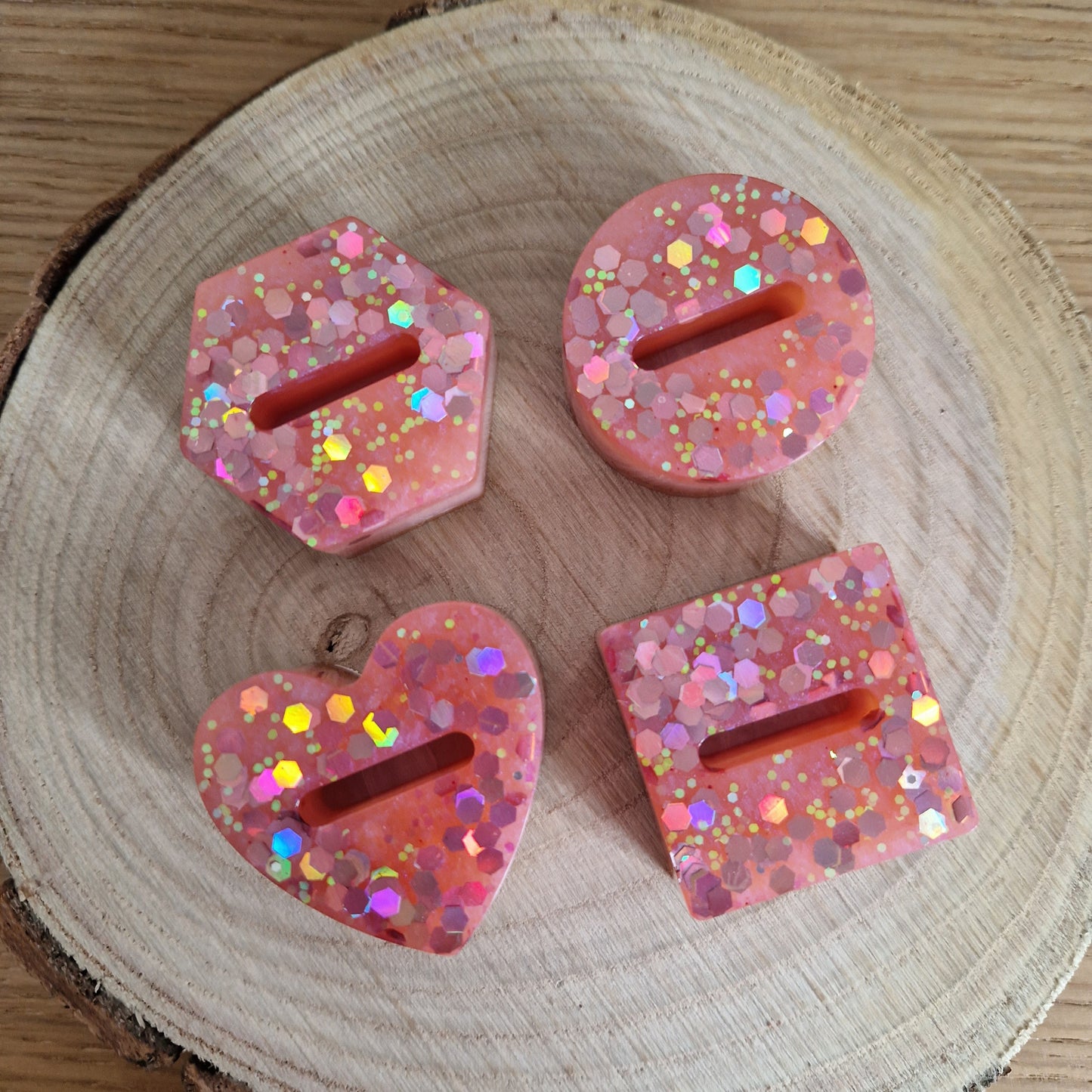 Resin Ring Holder - Strawberry Cheesecake Single Slot
