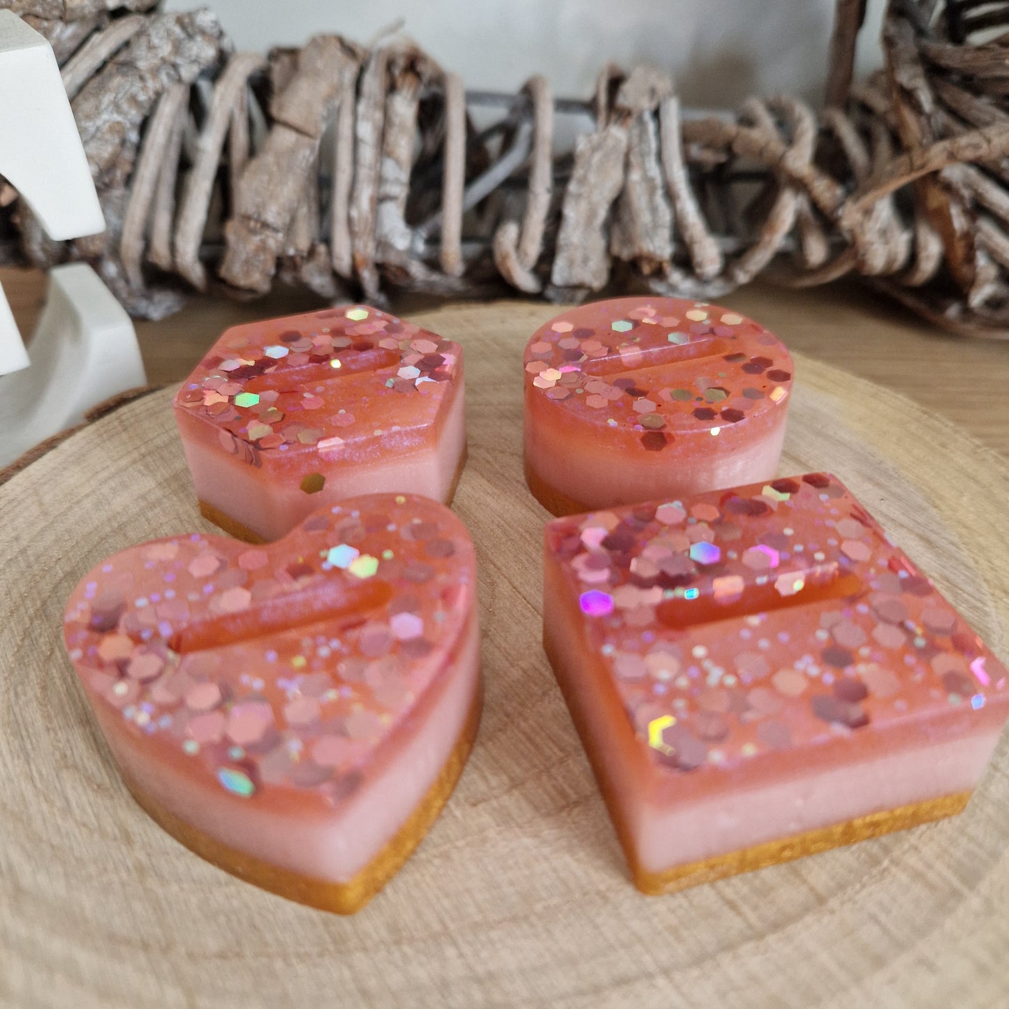 Resin Ring Holder - Strawberry Cheesecake Single Slot