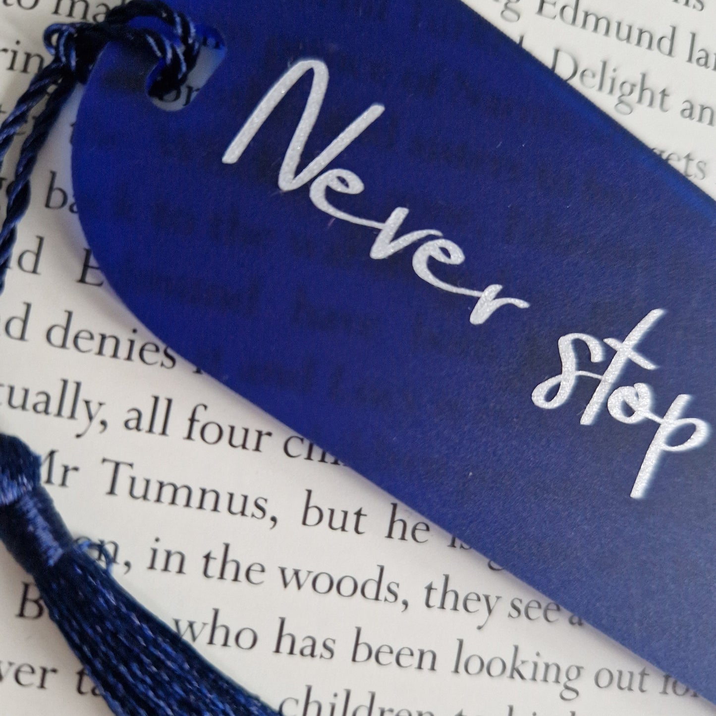 Quote Bookmark - Never stop looking up