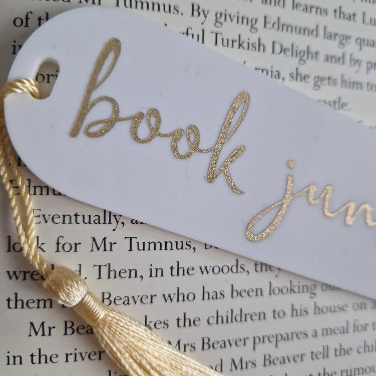 Quote Bookmark - book junkie