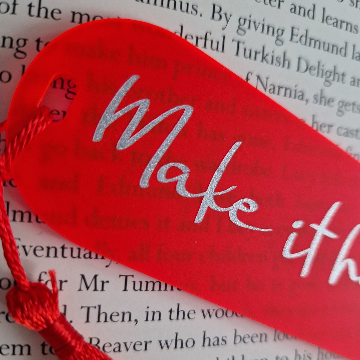 Quote Bookmark - Make it happen
