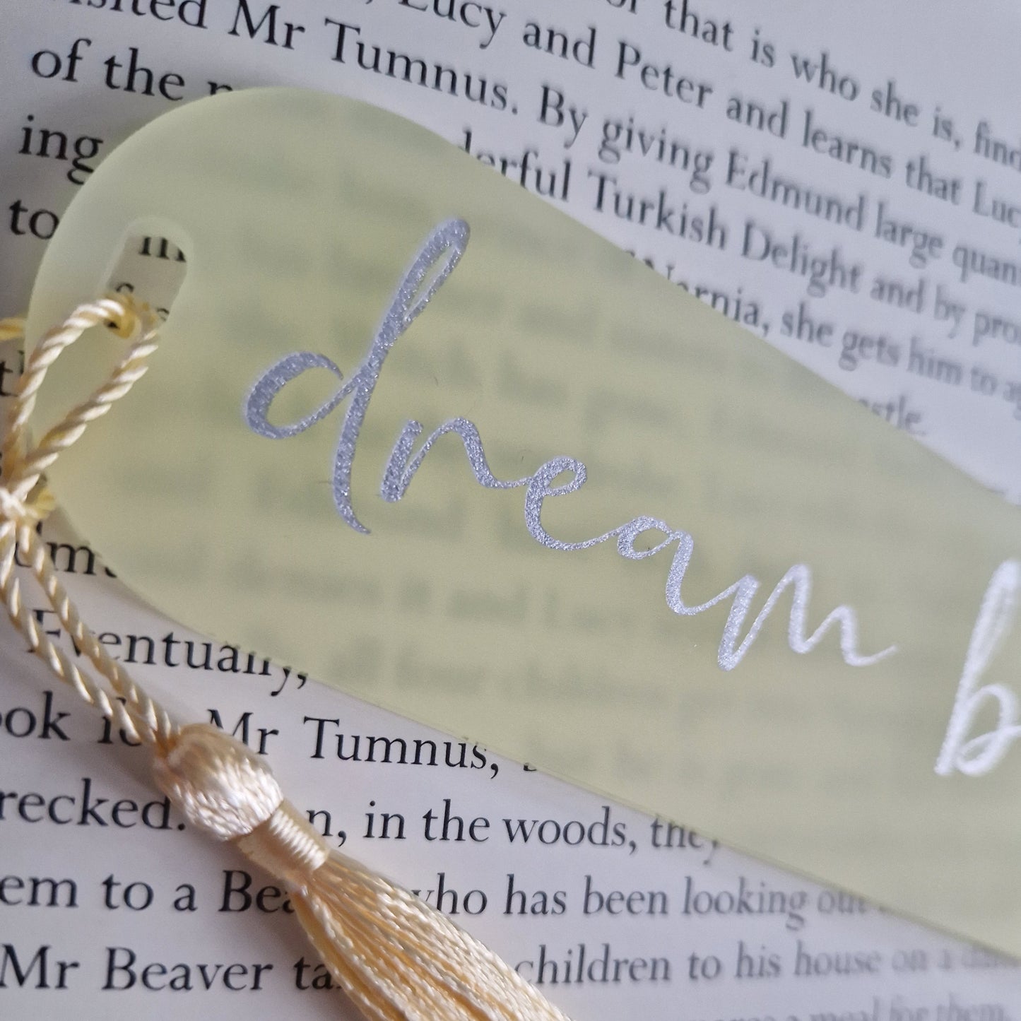 Quote Bookmark - dream big
