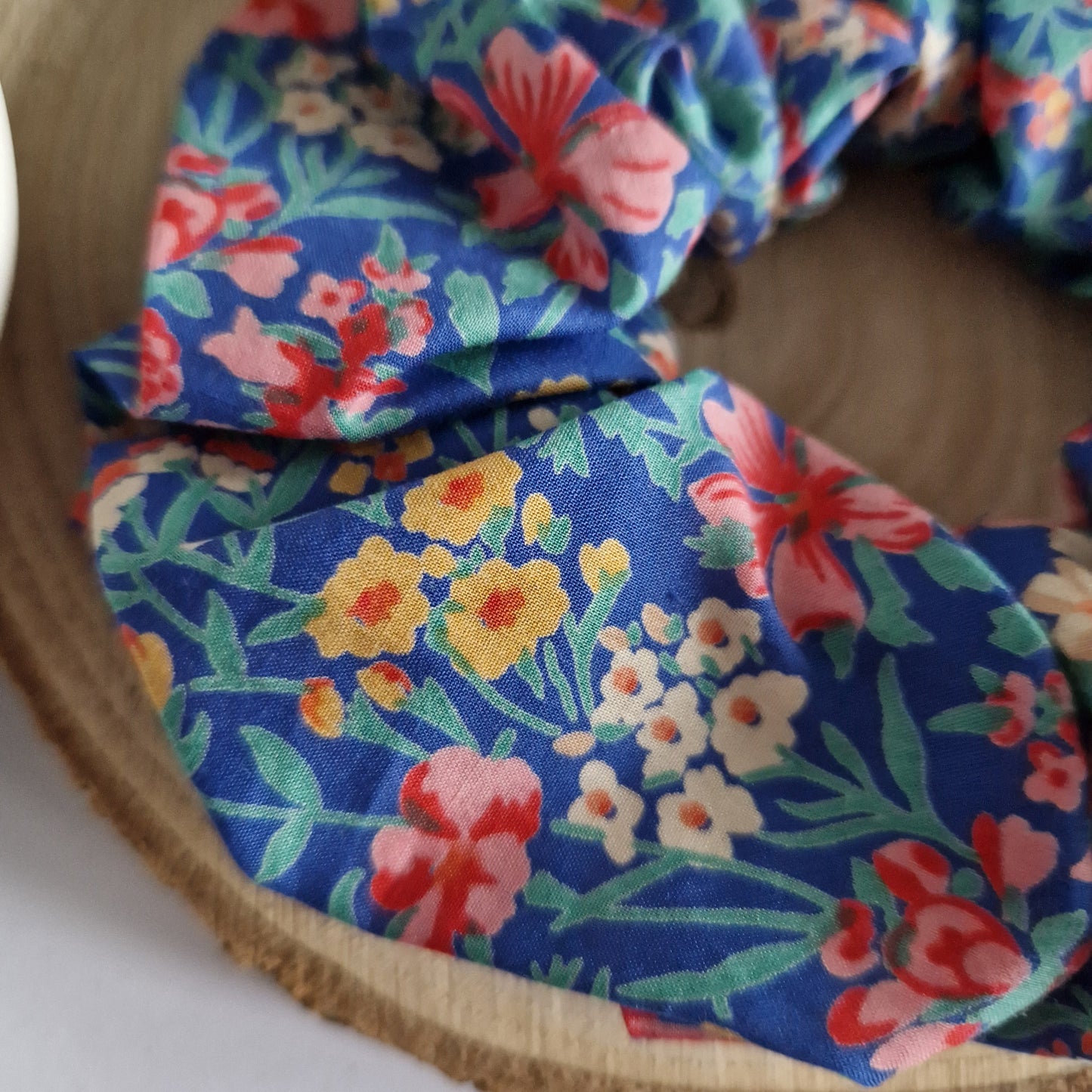 Vintage Liberty hair scrunchie - ditsy floral print
