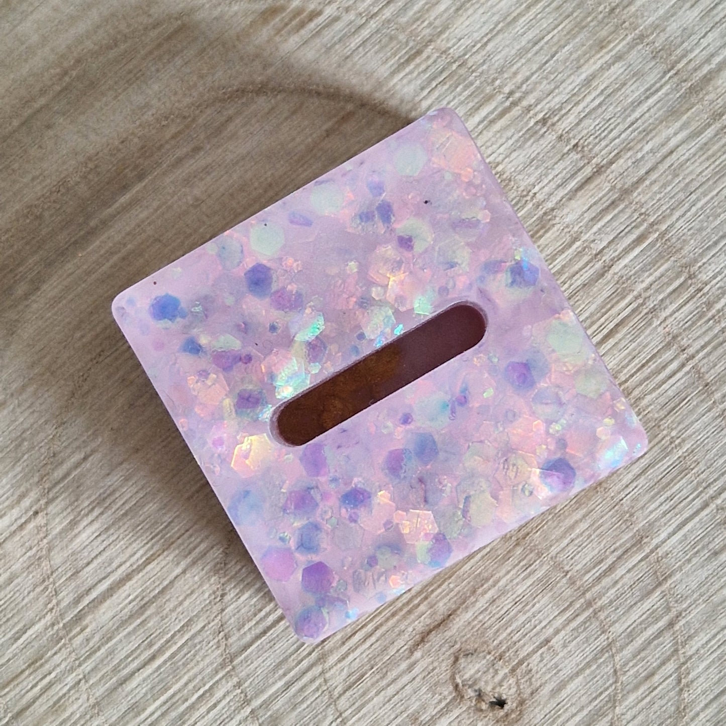 Resin Ring Holder - Lavender Sparkle