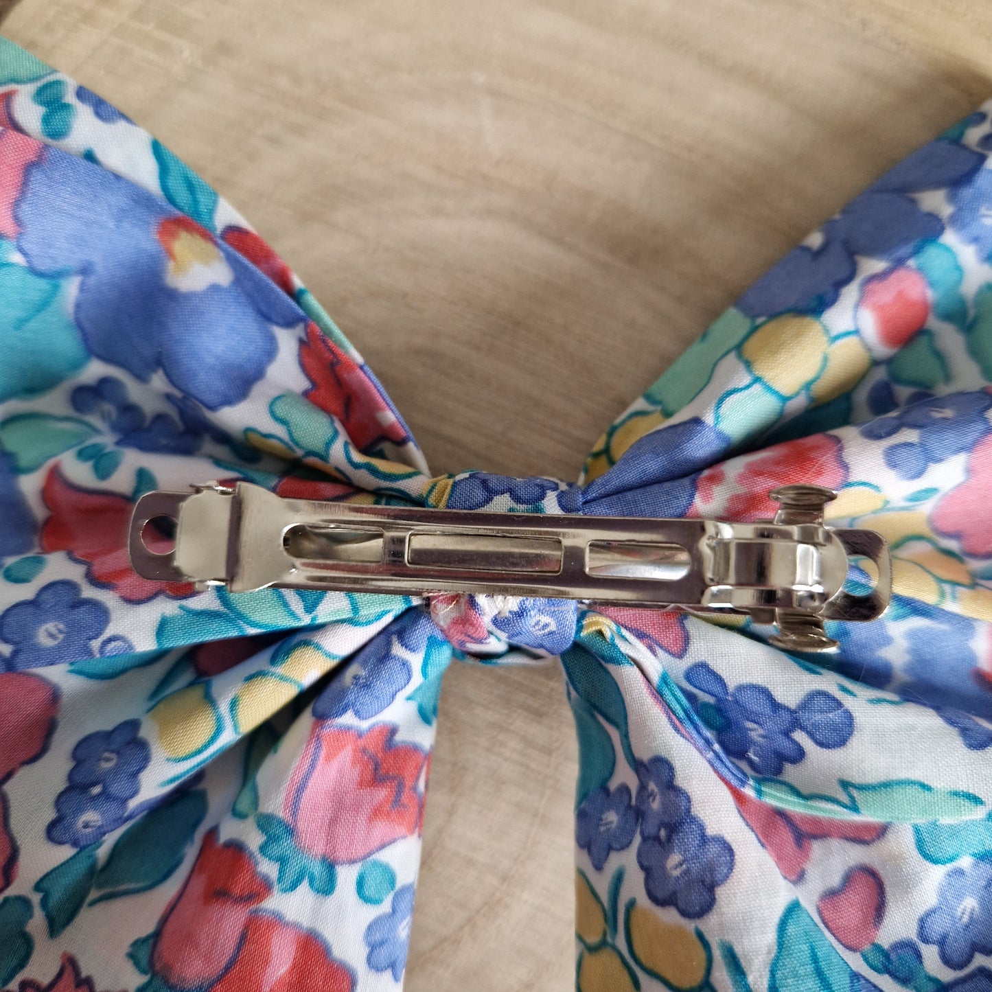 Vintage Liberty large hair bow - summer floral print