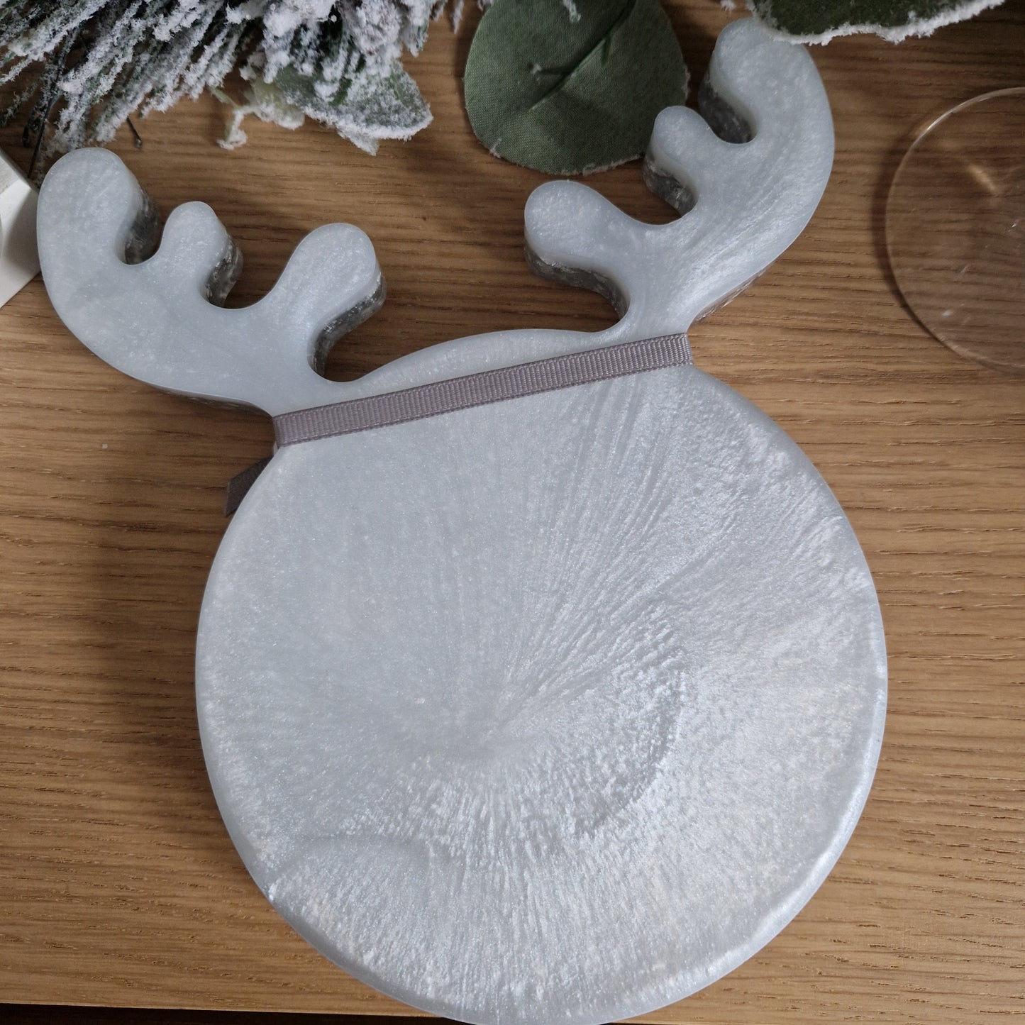Resin Reindeer Tray