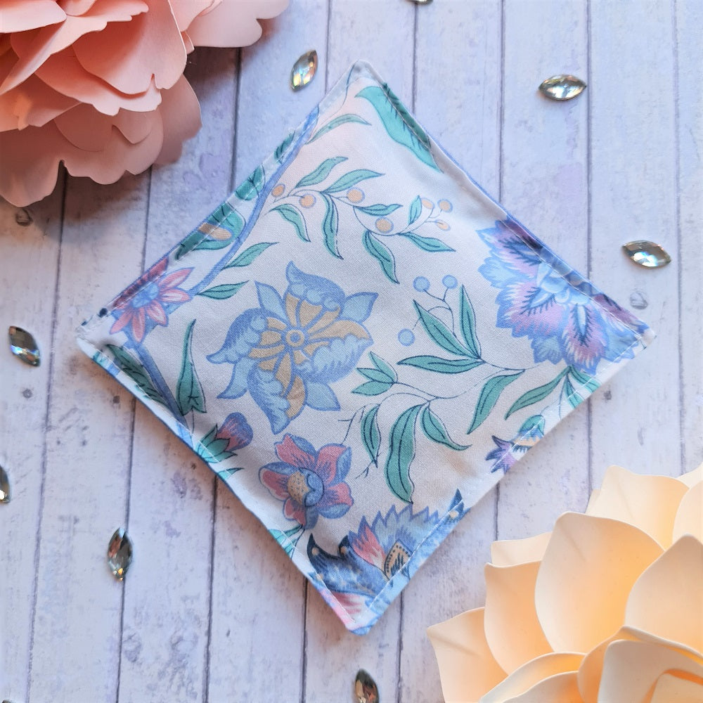 Vintage Liberty print lavender sachet/bag - blue floral print