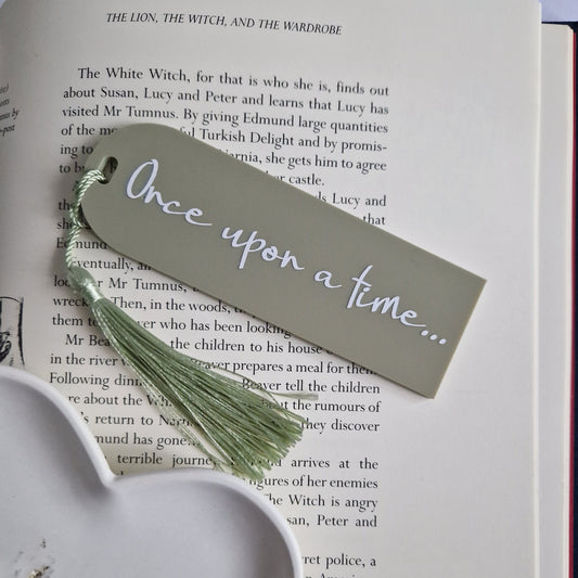 Quote Bookmark - Once upon a time...