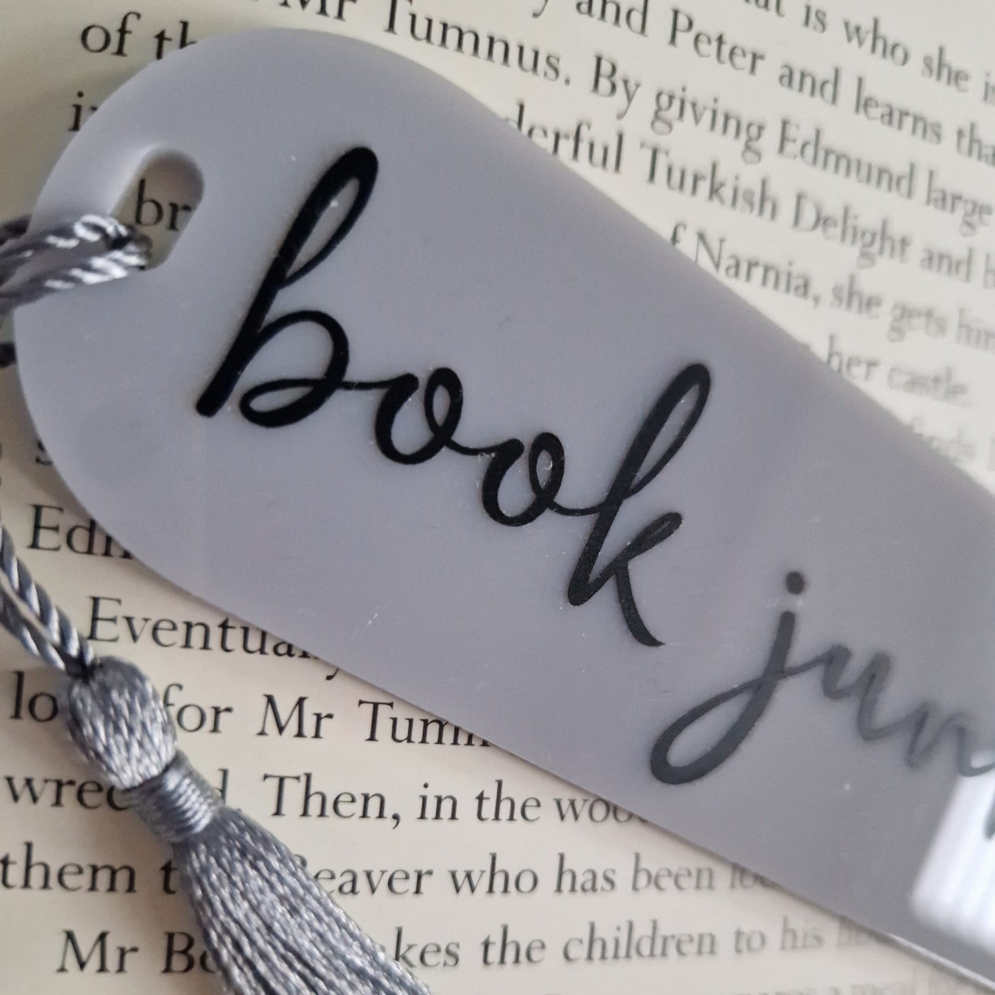 Quote Bookmark - book junkie