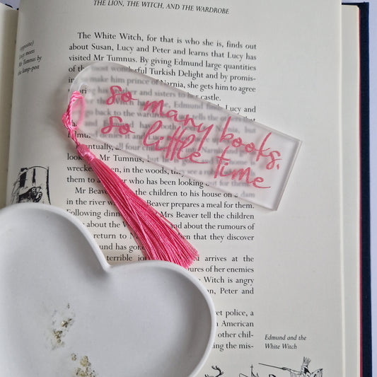 Quote Bookmark - so many books, so little time
