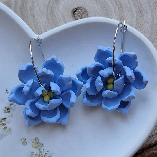 Clay Flower Earrings - Sofia