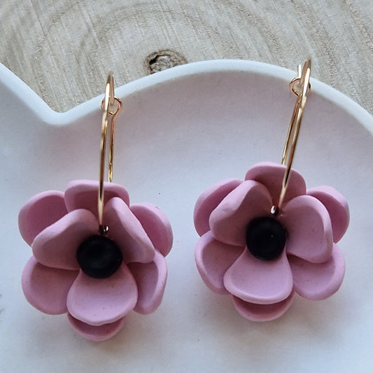 Clay Flower Earrings - Annabella