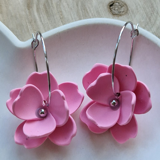 Clay Flower Earrings - Carina