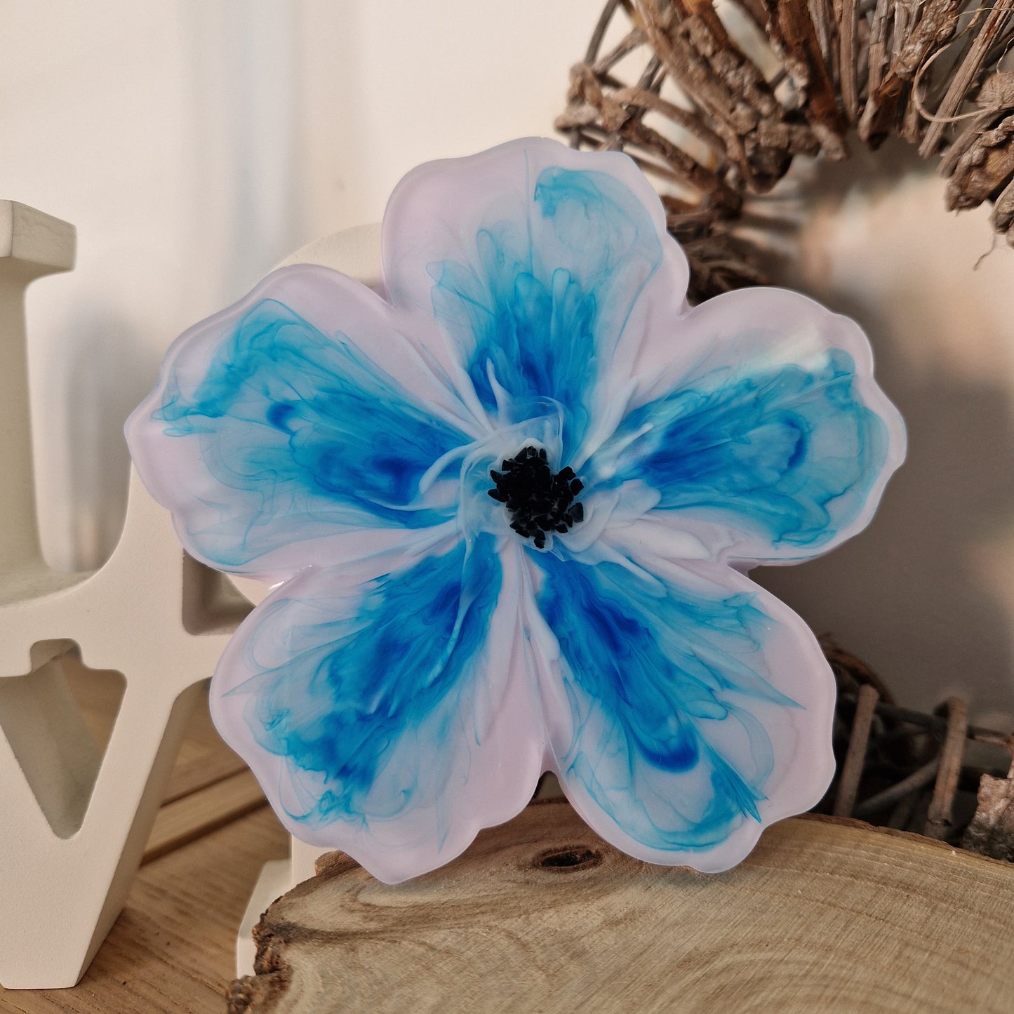 Bloom Coaster - Turquoise Hibiscus