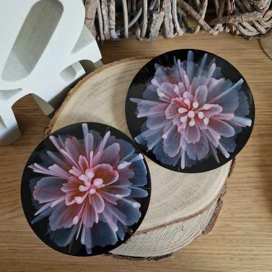 Bloom Coasters - Pair in Pink