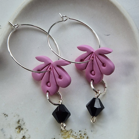 Clay Crystal Earrings - Elisa