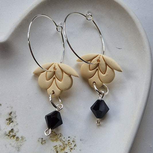 Clay Crystal Earrings - Emilia