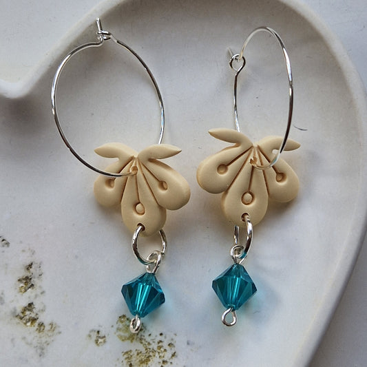 Clay Crystal Earrings - Elisa