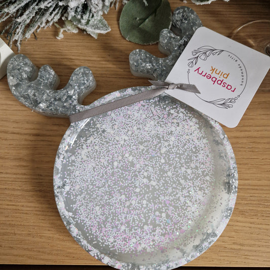 Resin Reindeer Tray