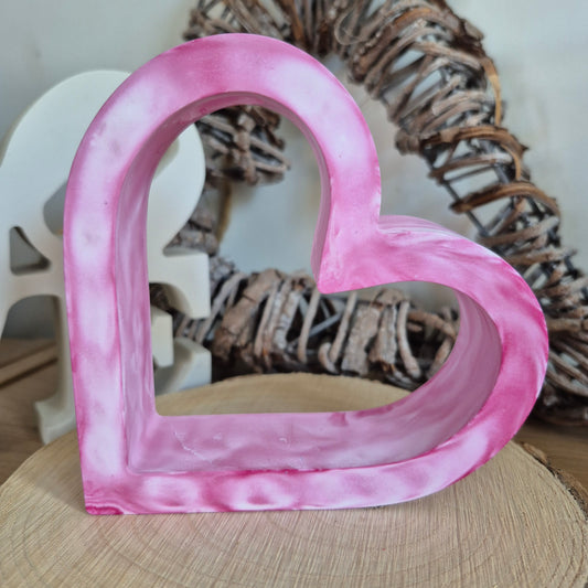 Eco Resin Heart Propagator - Ruby