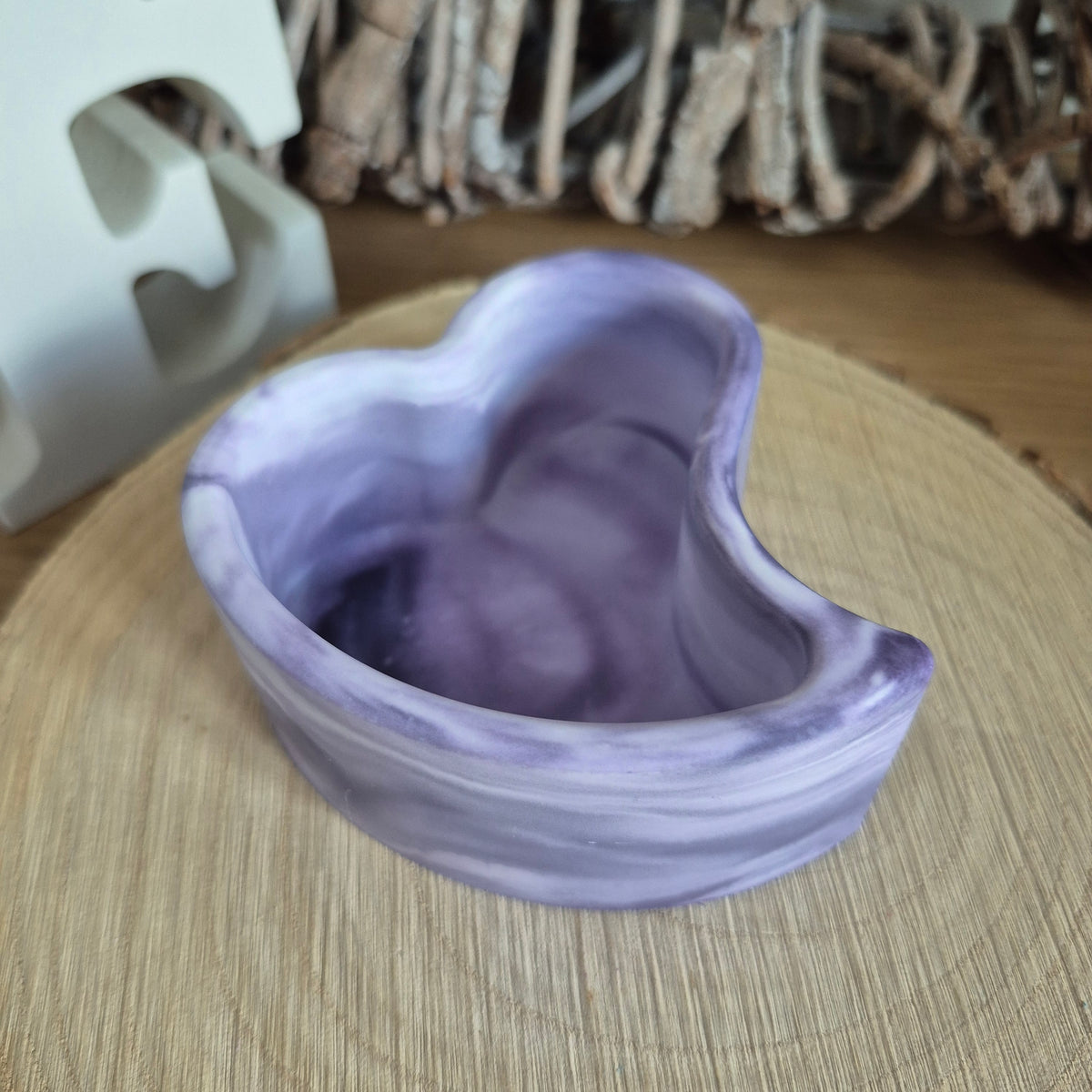 Eco Resin Twin Heart Port - Blackcurrant