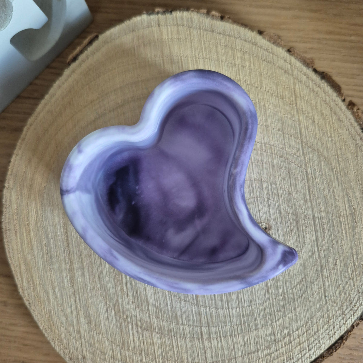 Eco Resin Twin Heart Port - Blackcurrant