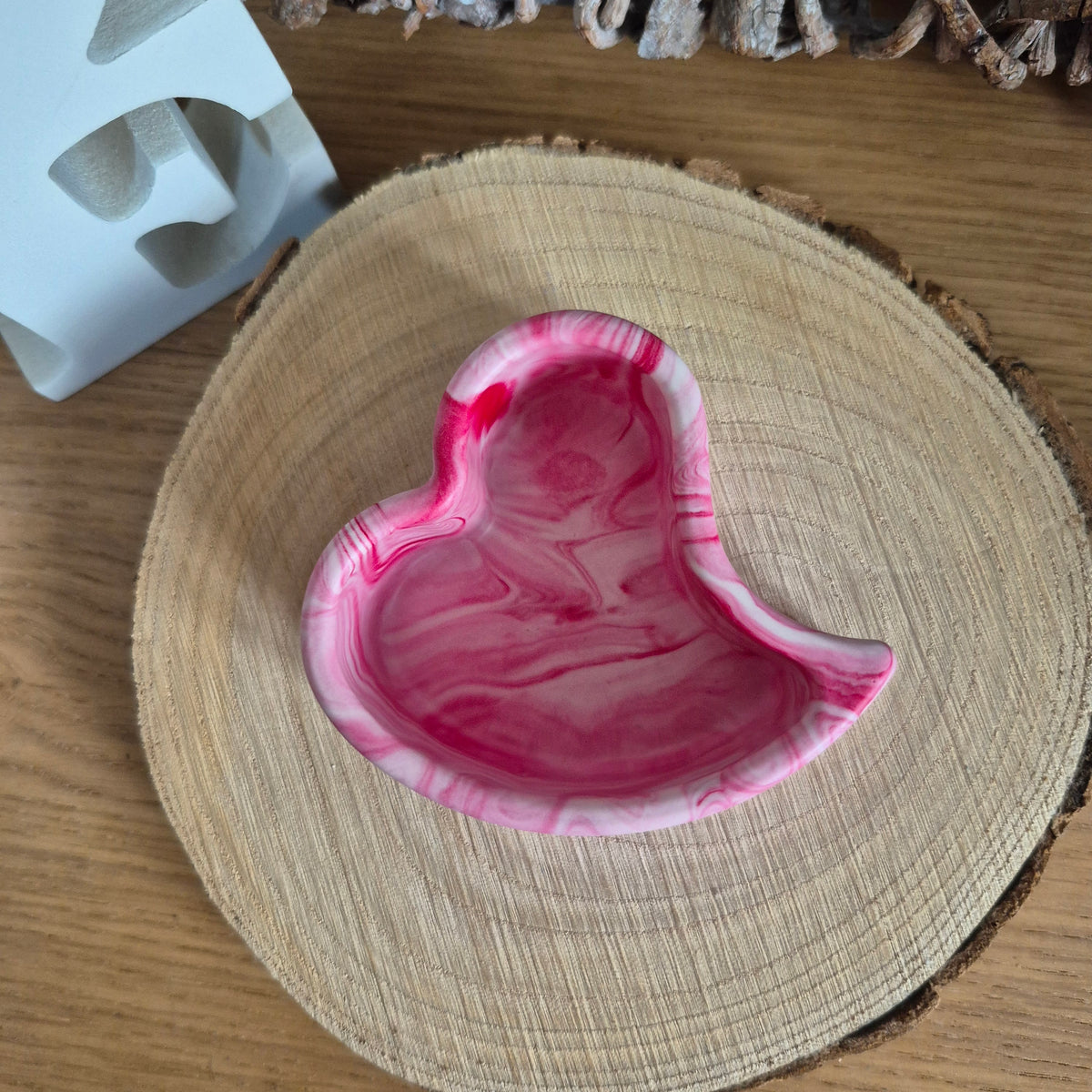 Eco Resin Twin Heart Port - Cherry