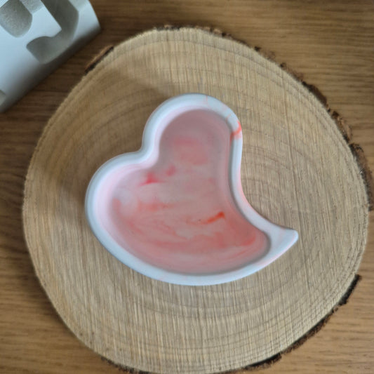 Eco Resin Twin Heart Port - Coral