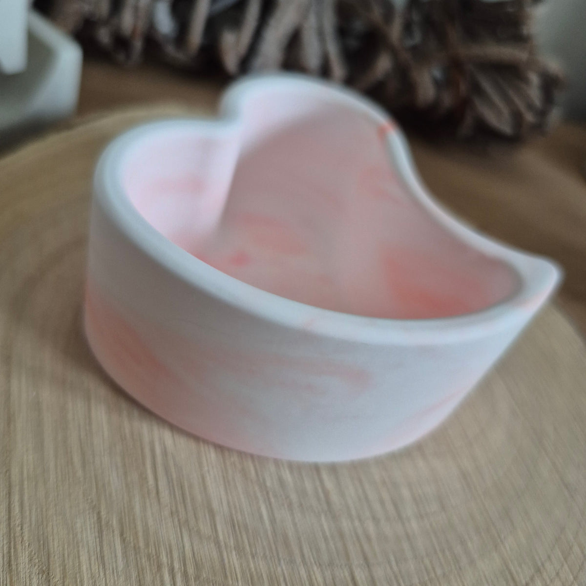 Eco Resin Twin Heart Port - Coral