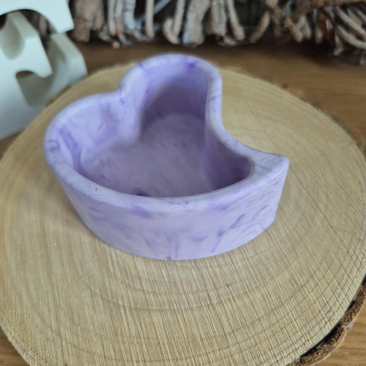 Eco Resin Twin Heart Port - Lilac