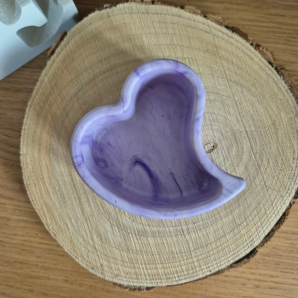Eco Resin Twin Heart Port - Lilac
