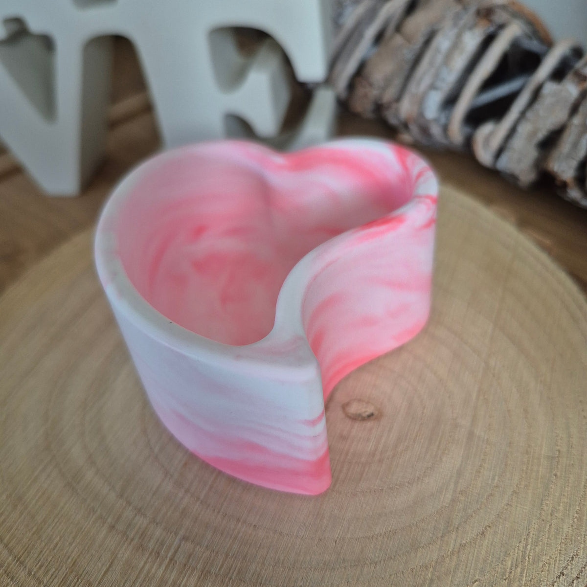 Eco Resin Twin Heart Port - Red