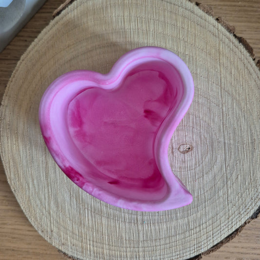 Eco Resin Twin Heart Port - Ruby