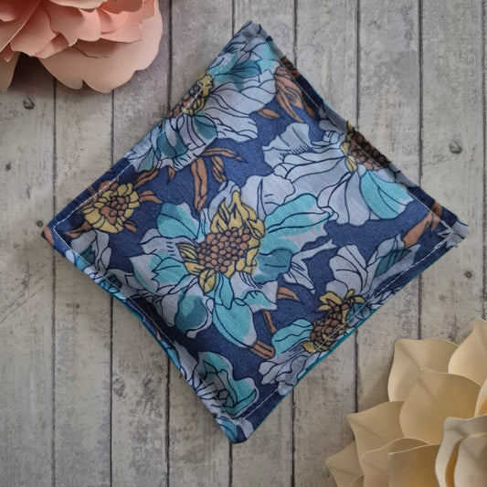 Vintage Liberty Print Lavender Sachet - Bold Blue Flower