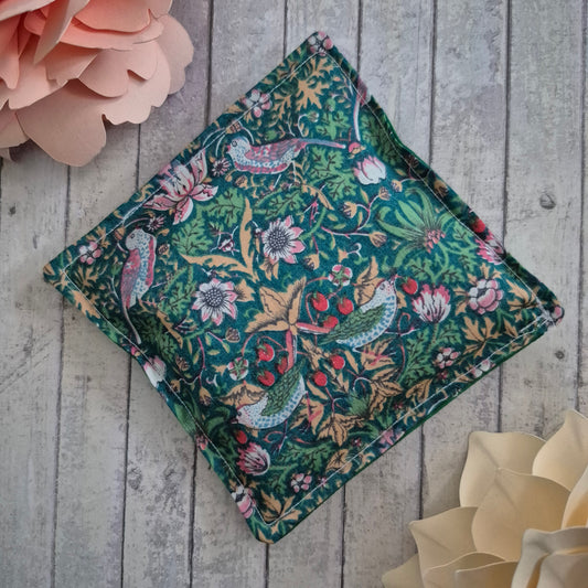 Vintage Liberty Print Lavender Sachet - Green Strawberry Thief