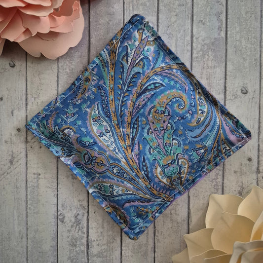 Vintage Liberty Print Lavender Sachet - Light Blue Paisley