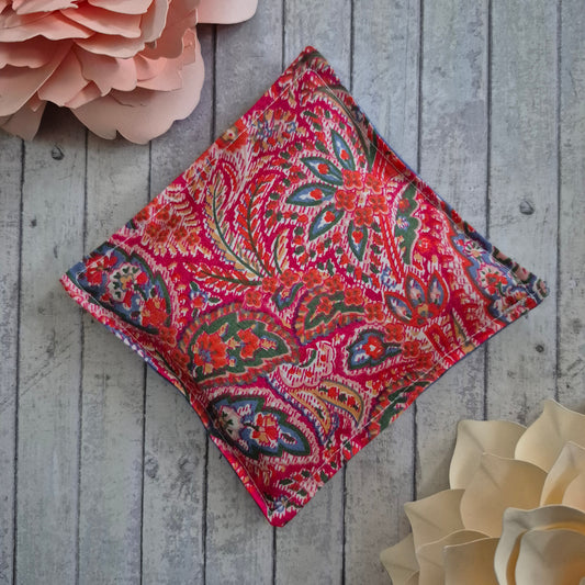 Vintage Liberty Print Lavender Sachet - Red Paisley